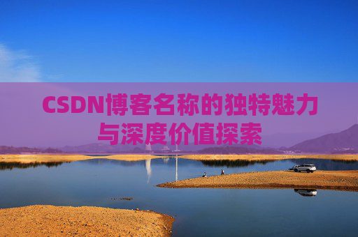CSDN博客名称的独特魅力与深度价值探索